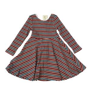 NWT Vignette 2Y Abbey Dress in Red Multi-Stripe